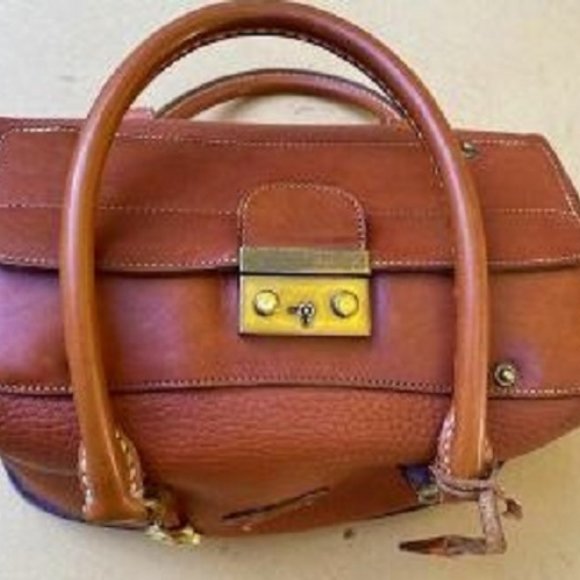 SOLD! ALL LEATHER Dooney & Bourke Tote Bag LIMITED EDITION Orig. $599.00 Macy - Picture 2 of 7